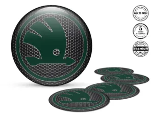 Skoda Dome Sticker Ausgabe Hochwertige Auto-Labels